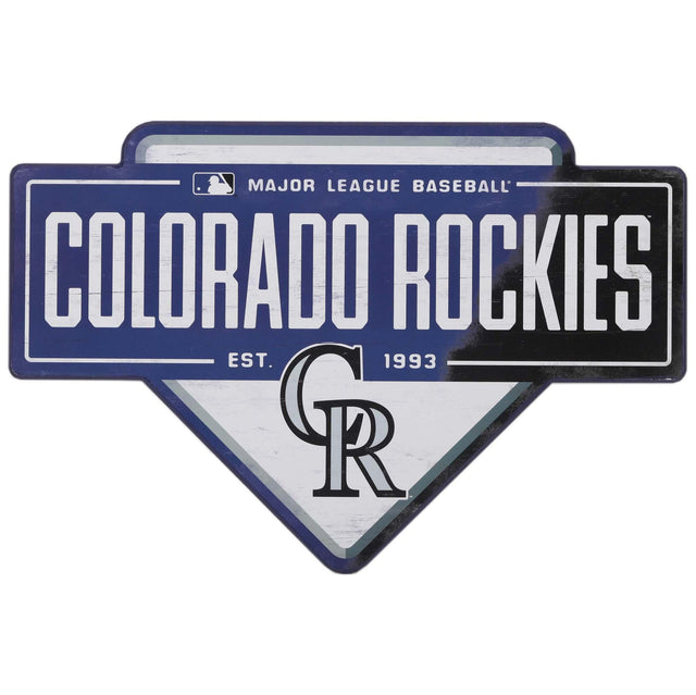 Decoración de pared de la base de los Colorado Rockies