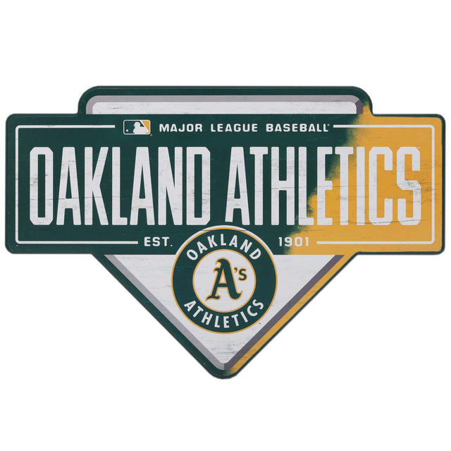 Decoración de pared de la base de Oakland Athletics