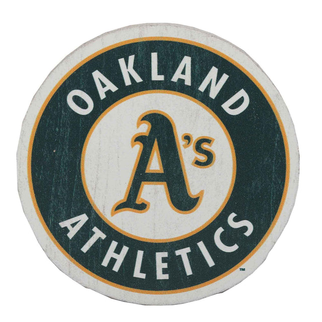 Imán con el logotipo de gran tamaño de los Atléticos de Oakland