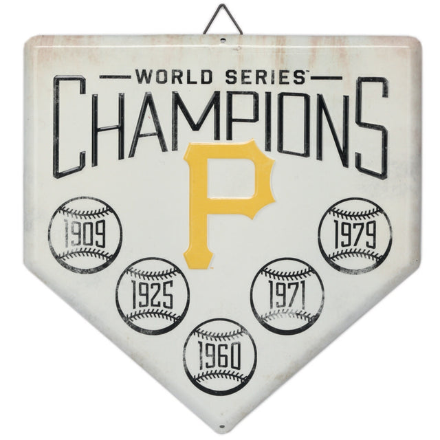 Pittsburgh Pirates Home Plate Metal Wall Decor