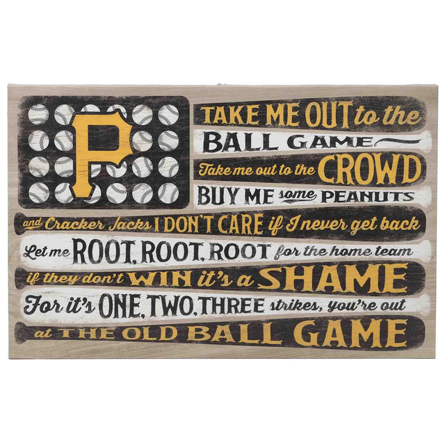 Pittsburgh Pirates Canvas Flag Wall Decor