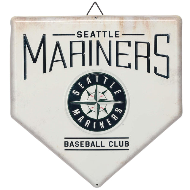 Seattle Mariners Home Plate Metal Wall Decor