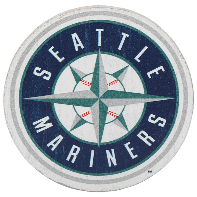 Imán con el logotipo de los Marineros de Seattle de gran tamaño