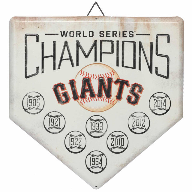 San Francisco Giants Home Plate Metal Wall Decor