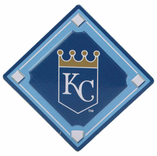 Imán con el logotipo del diamante de béisbol de los Kansas City Royals