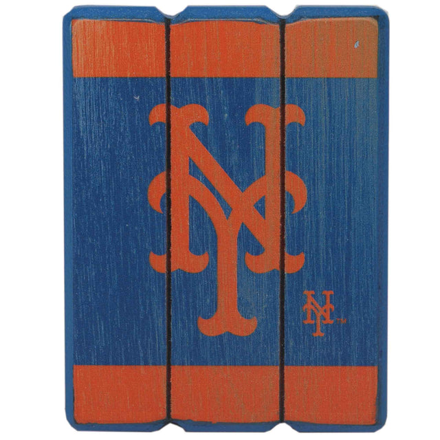 New York Mets Oversized Planked Magnet