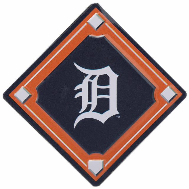 Imán con el logotipo del diamante de béisbol de los Tigres de Detroit