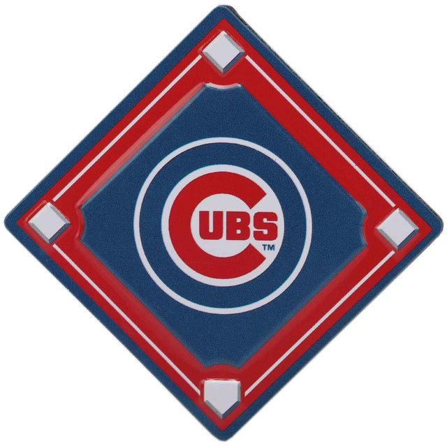 Imán con el logotipo del diamante de béisbol de los Chicago Cubs