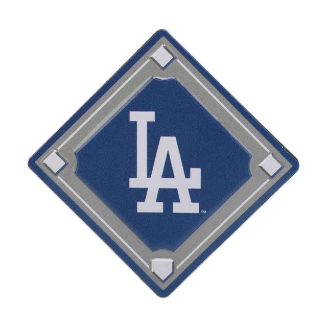 Imán con el logotipo del diamante de béisbol de Los Angeles Dodgers