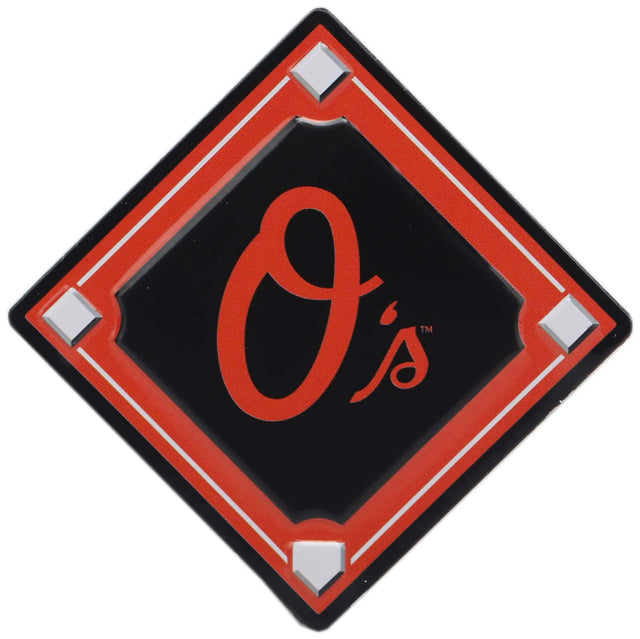 Imán con el logotipo del diamante de béisbol de los Baltimore Orioles