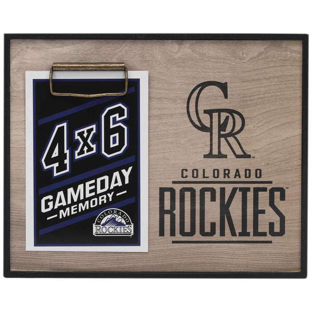 Colorado Rockies Team Logo Photo Frame