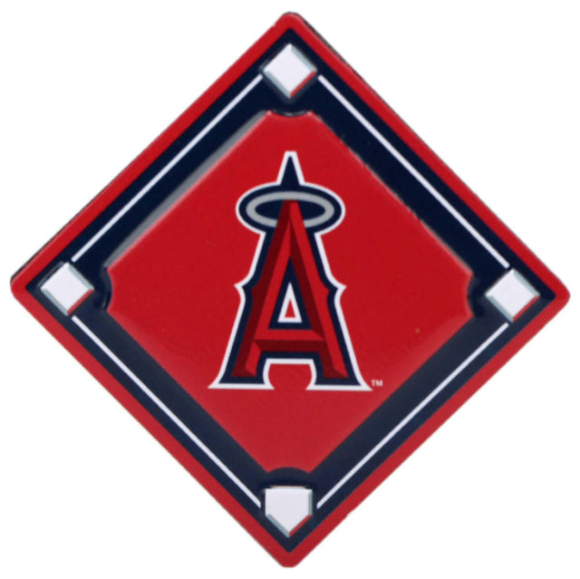 Imán con el logotipo del diamante de béisbol de Los Ángeles Angels