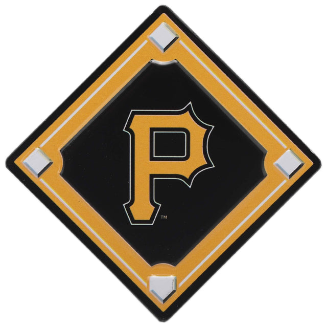 Imán con el logotipo del diamante de béisbol de los Piratas de Pittsburgh