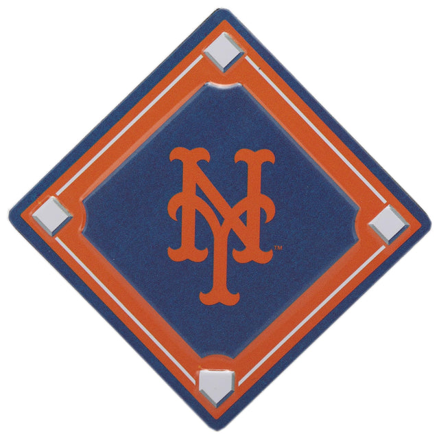 Imán con el logotipo del diamante de béisbol de los Mets de Nueva York