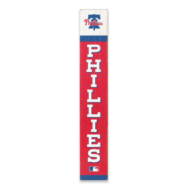 Philadelphia Phillies Team Spirit Vertical Wood Wall Decor