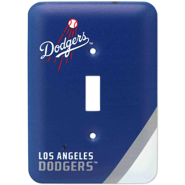 Placa de interruptor de metal de Los Angeles Dodgers