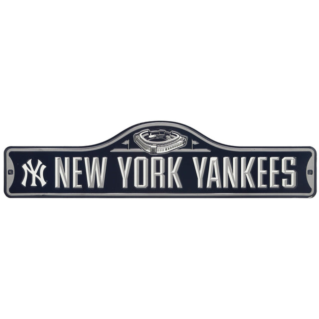 New York Yankees Metal Street Sign