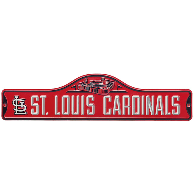 St. Louis Cardinals Metal Street Sign