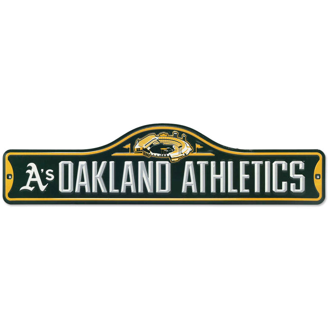 Oakland Athletics RingCentral Coliseum Metal Street Sign