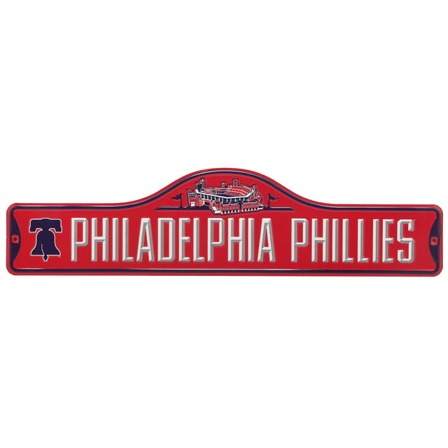 Philadelphia Phillies Metal Street Sign