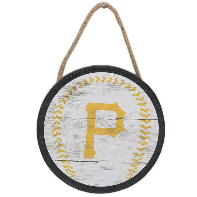 Pittsburgh Pirates Hanging Baseball Sign