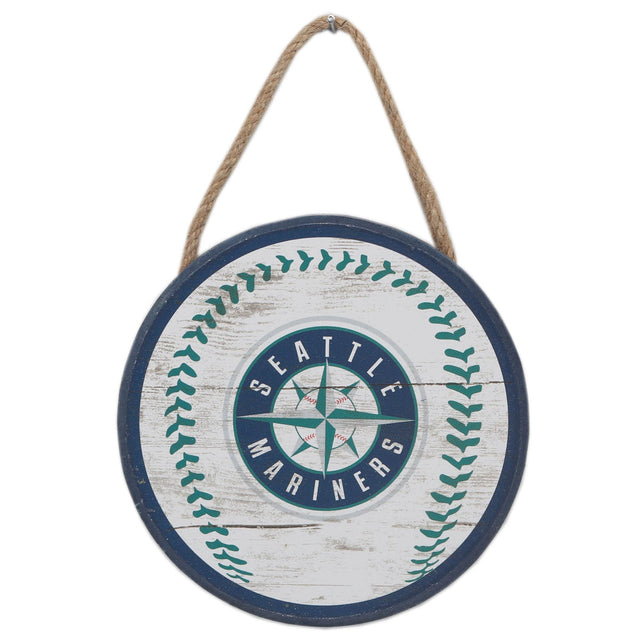 Seattle Mariners Hanging Baseball Sign