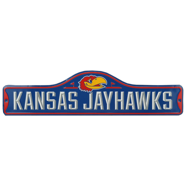 University of Kansas Metal Street Sign