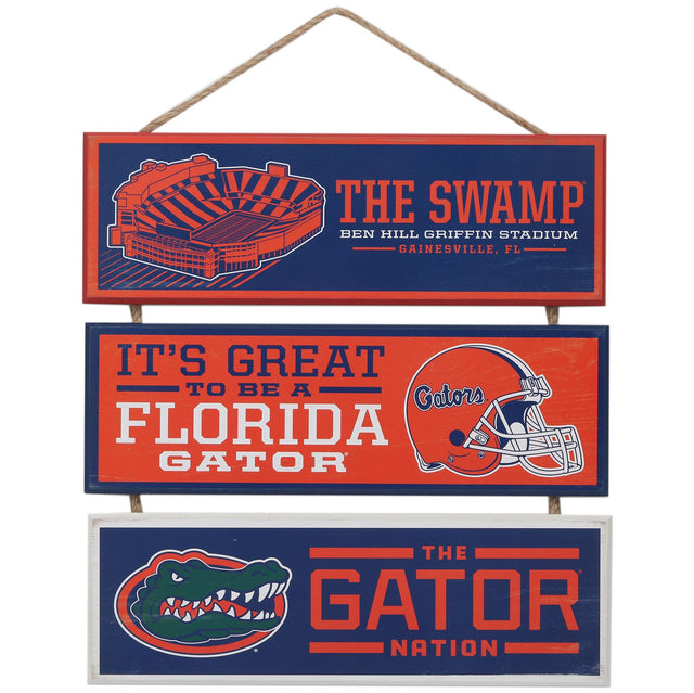 University of Florida Football Stadium Linked Wood Wall Decor