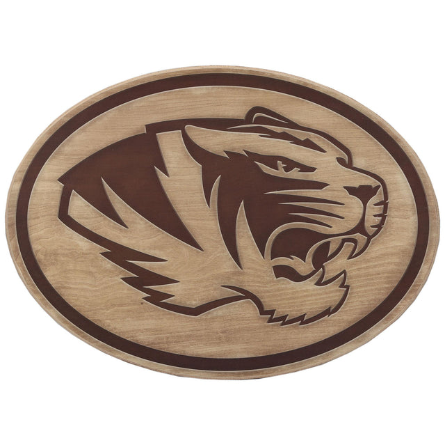 University of Missouri Tigers Logo Wood Wall Decor