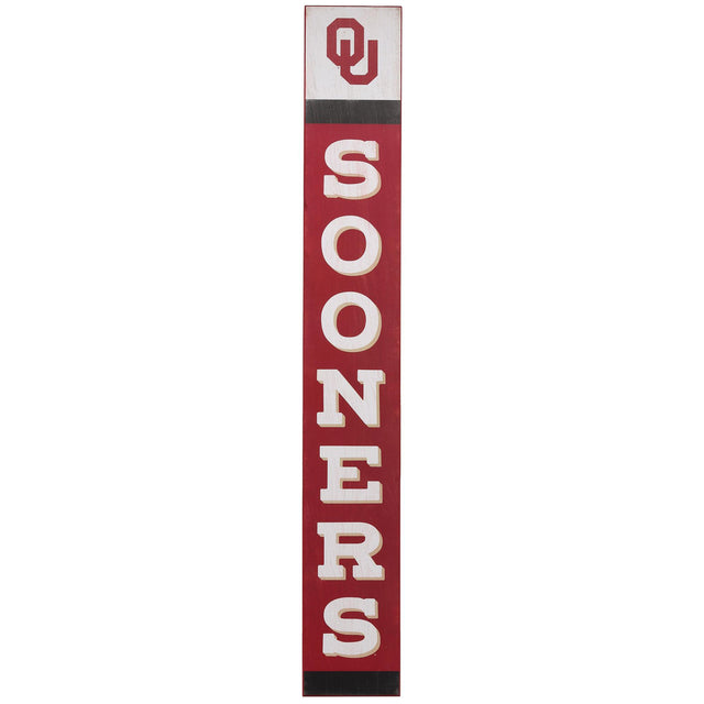 University of Oklahoma Sooners Vertical Wood Wall Decor