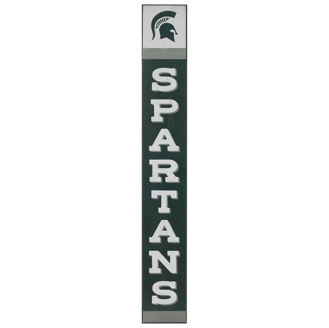 Michigan State University Spartans Vertical Wood Wall Decor