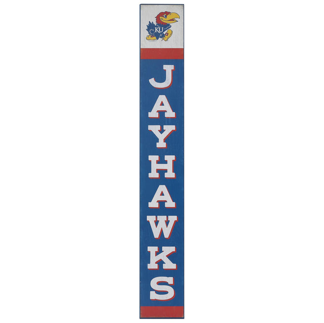 University of Kansas Jayhawks Vertical Wood Wall Decor