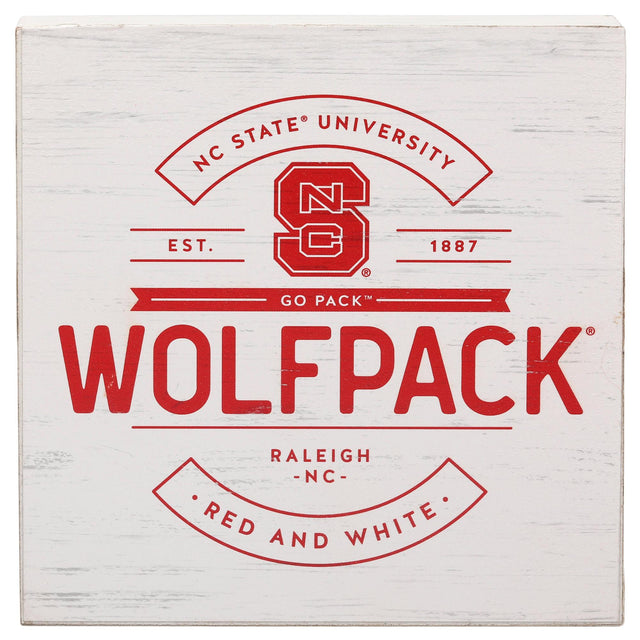 North Carolina State University Wolfpack Wood Wall Decor