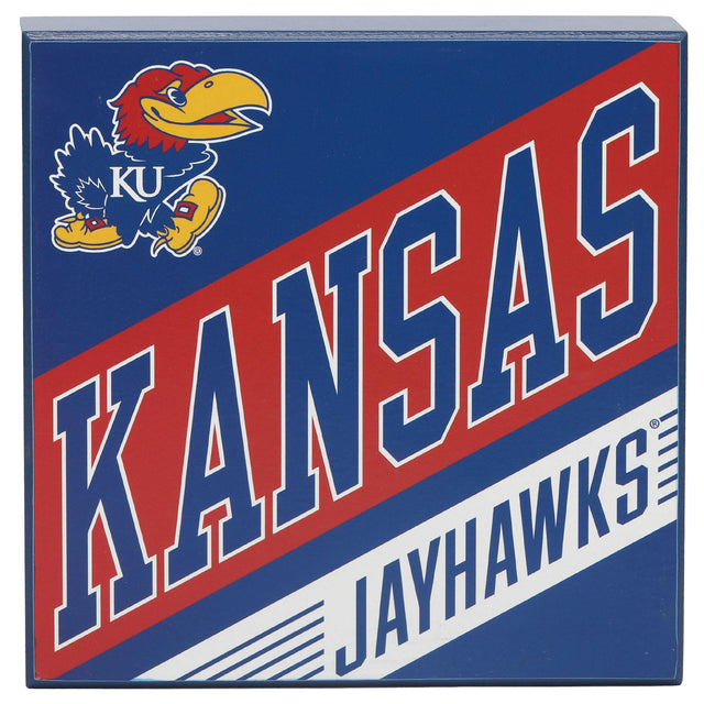 University Of Kansas Jayhawks Wood Wall Decor