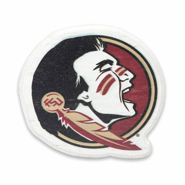 Florida State University Logo Wood Magnet