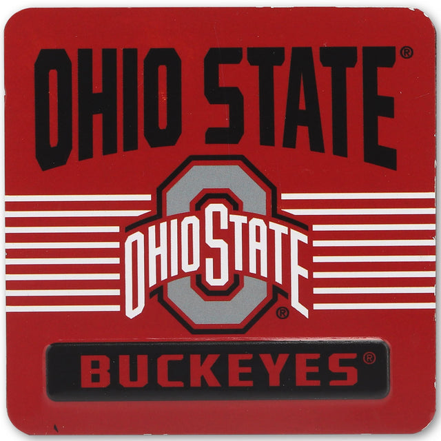 Imán de metal de los Buckeyes de la Universidad Estatal de Ohio