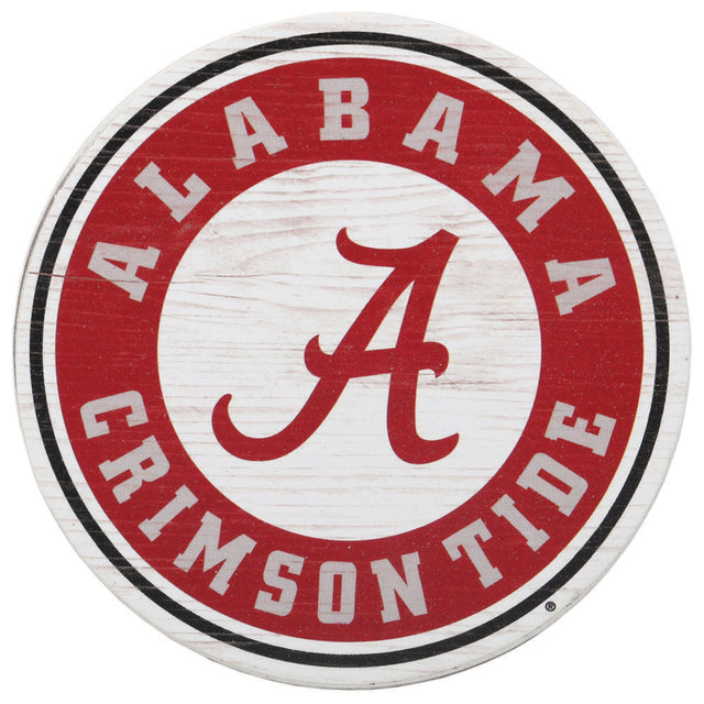 University of Alabama Round Oversized Wood Magnet