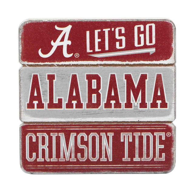 University of Alabama Planked Wood Magnet