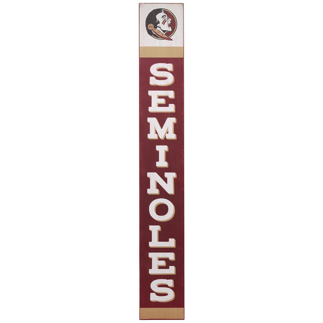 Florida State University Seminoles Vertical Wood Wall Decor