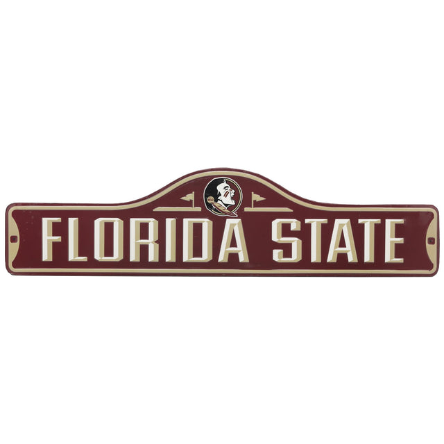 Florida State University Seminoles Metal Street Sign