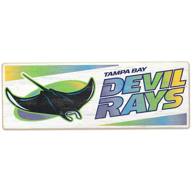 Decoración de pared tradicional de madera de los Tampa Bay Devil Rays