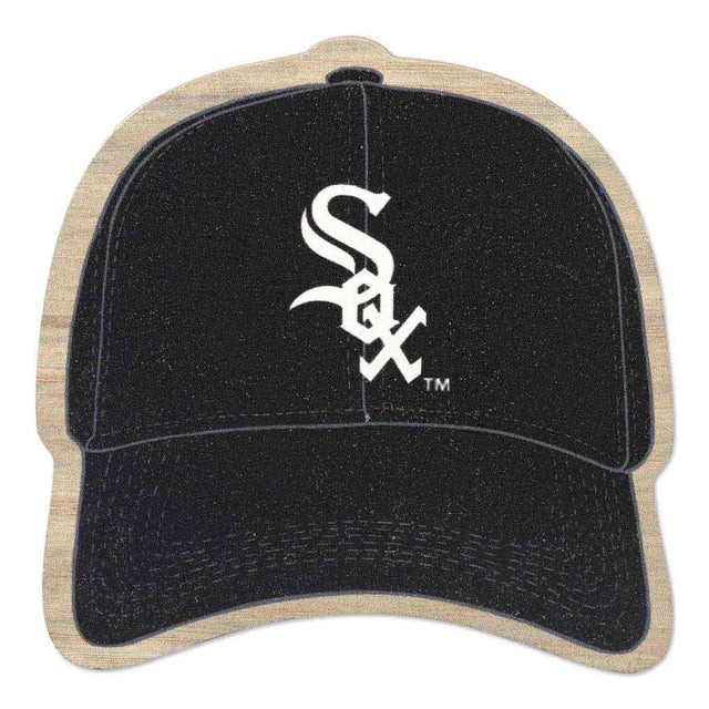 Chicago White Sox Baseball Cap Wood Magnet