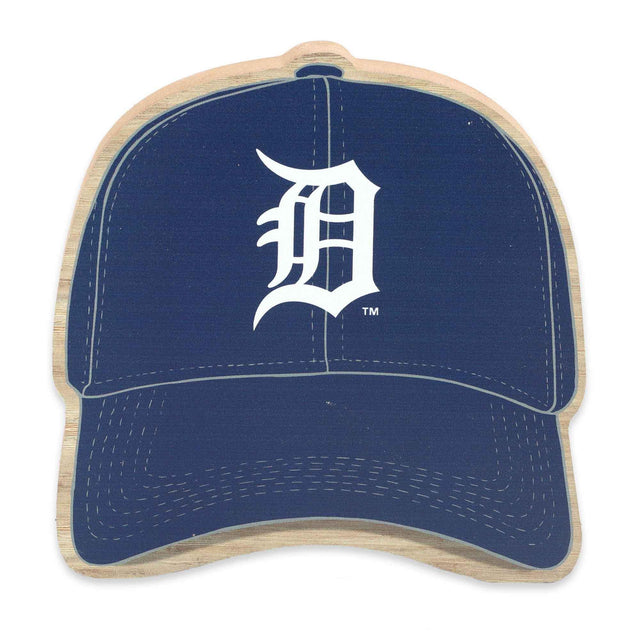 MLB Detroit Tigers Ballcap Tabletop Wood Decor