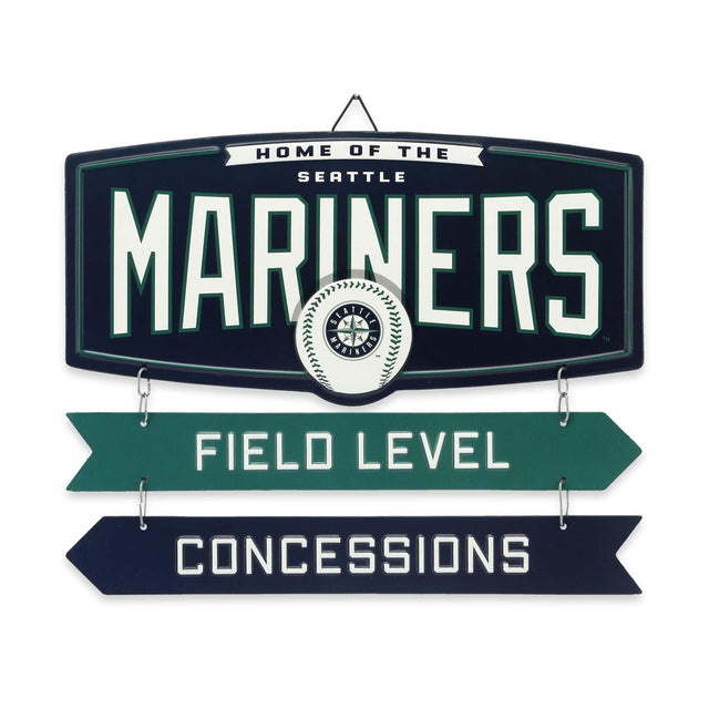 Seattle Mariners Field Level Concessions Metal Sign