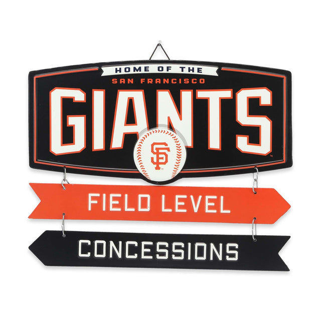 San Francisco Giants Field Level Concessions Metal Sign