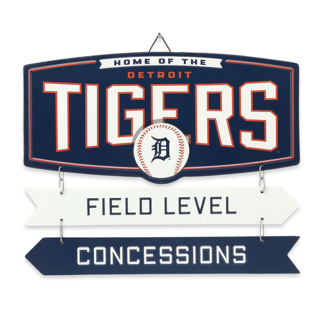 Detroit Tigers Field Level Concessions Metal Sign