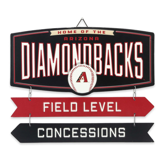 Arizona Diamondbacks Field Level Concessions Metal Sign