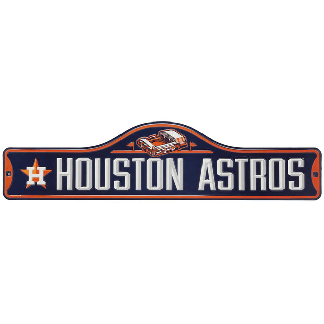 Houston Astros Metal Street Sign