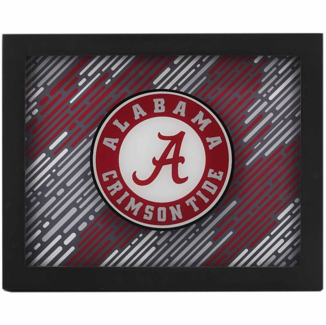 University of Alabama Printed Glass Framed Wall Decor