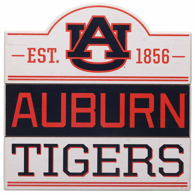 Auburn University Bump Planked Wood Wall Decor